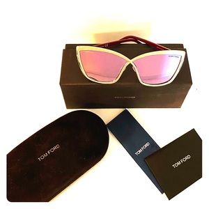 COPY - Authentic Tom Ford 68mm Butterfly Sunglass…